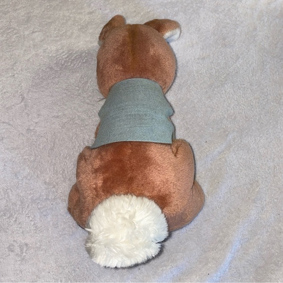 Vintage 1974 R. Dakin Plush Toy Bunny Rabbit 10" Stuffed Animal Preppy Teacher - Picture 6 of 10